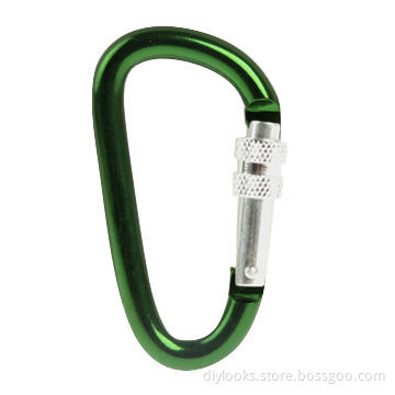 Helix Carabiner Camp Snap Clip Hook, Measures 65.67 x 36.65 x 11.73mm